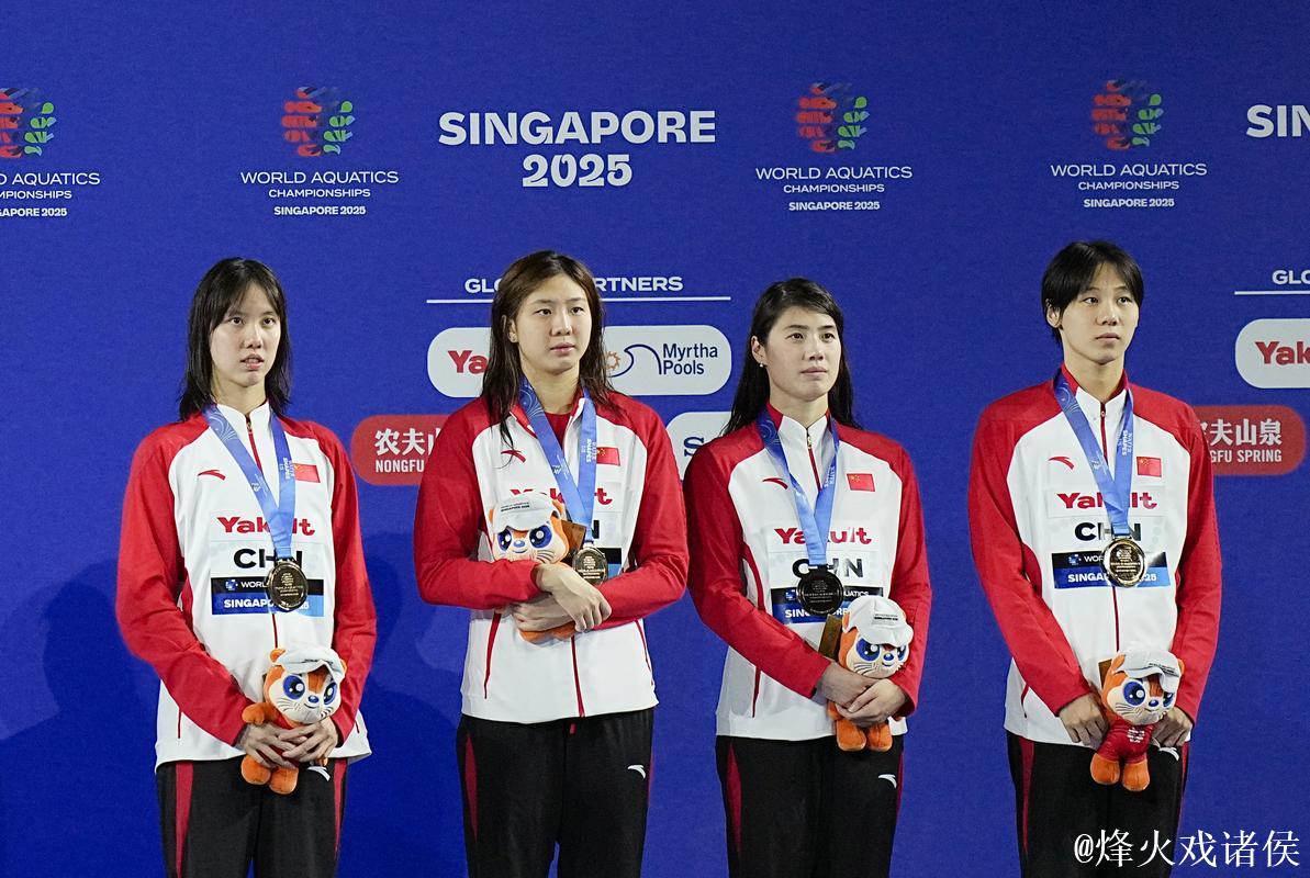 中国队排名总成绩第四 晋级游泳世锦赛女子4x100米混接决赛